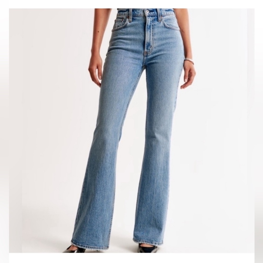 Abercrombie & Fitch Light Blue Flare Jeans